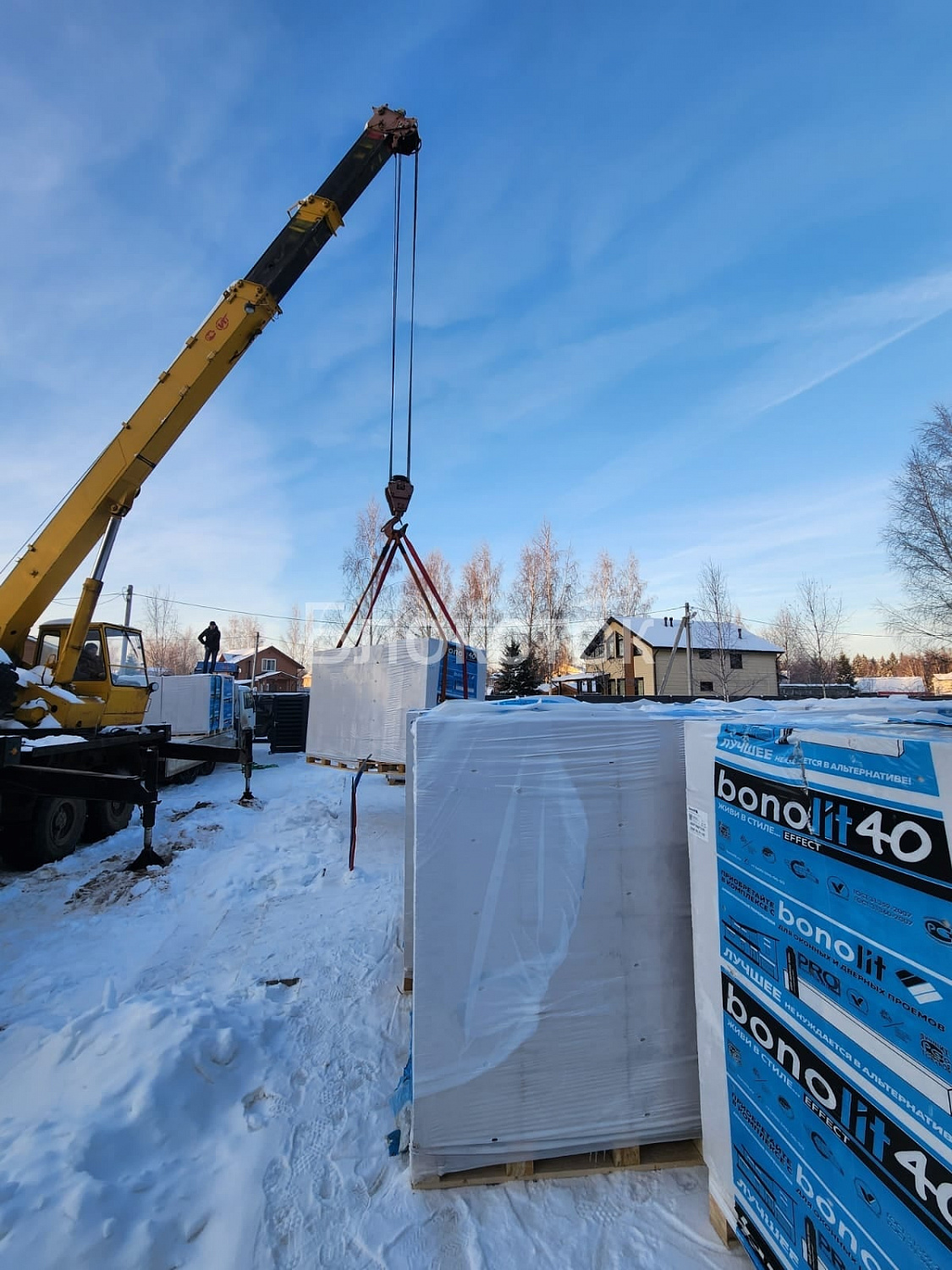 Пеноблоки перегородочные Бонолит Малоярославец 625x250x150 D600