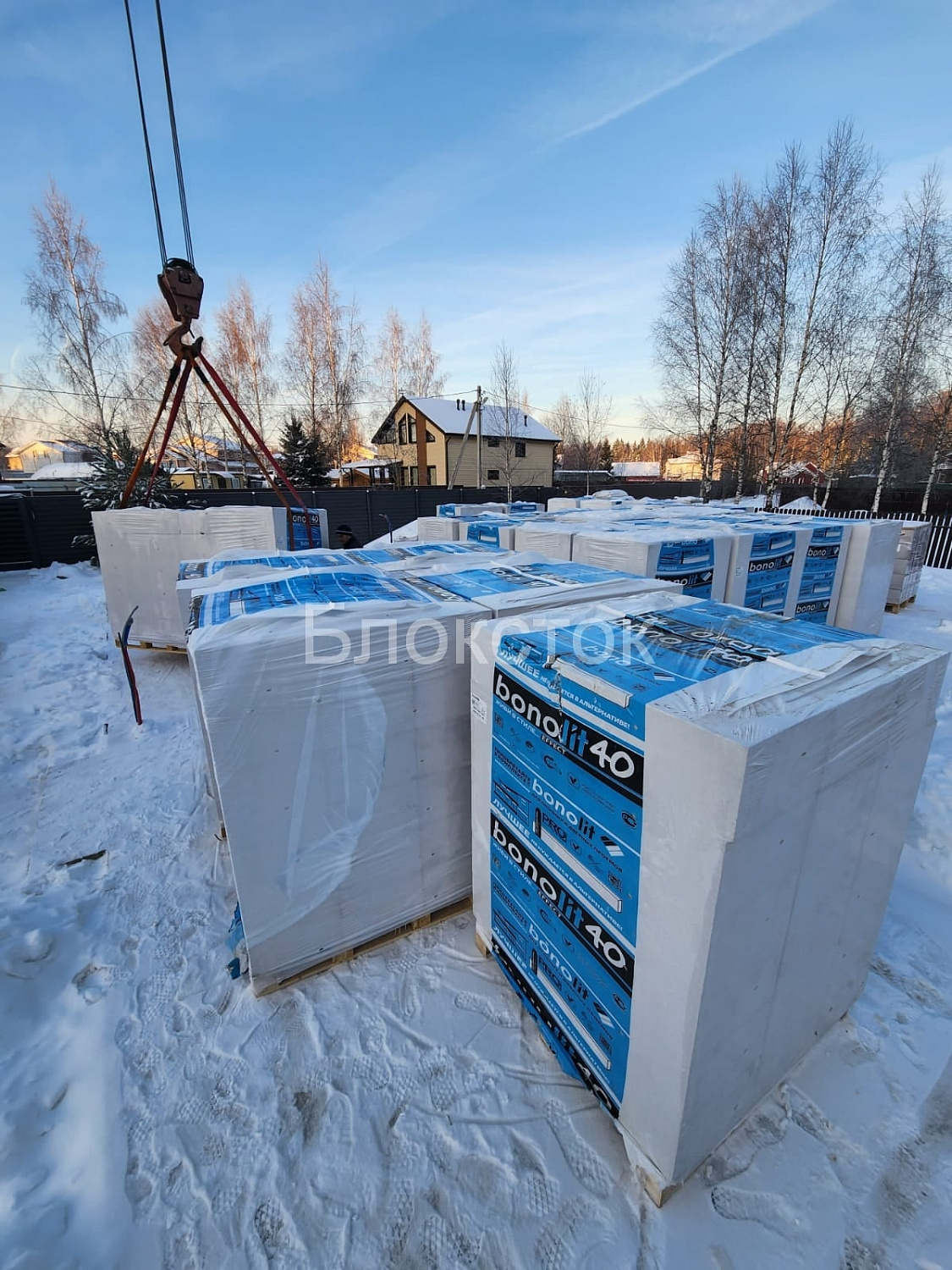 Пеноблоки стеновые Бонолит Малоярославец 625x250x500 D600
